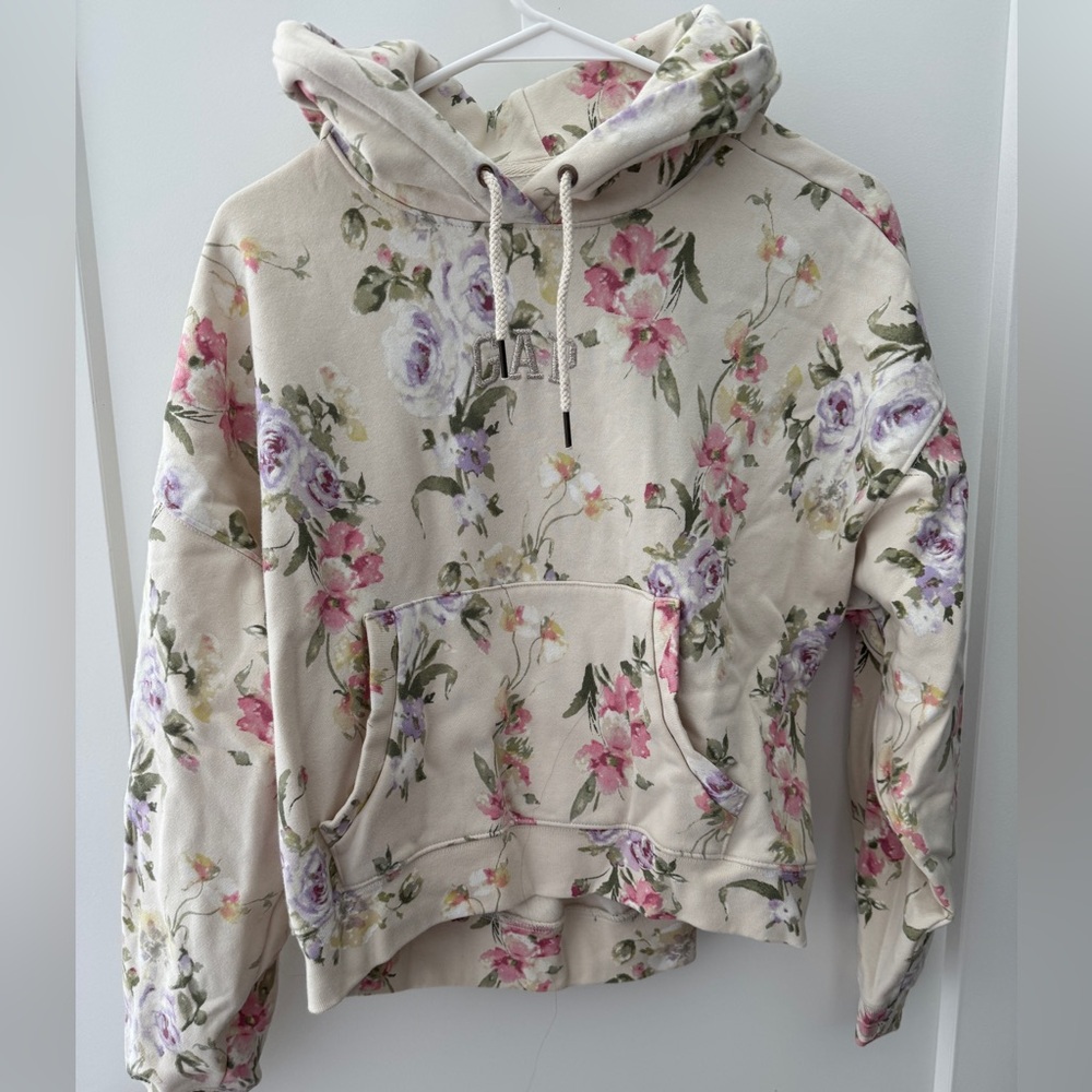 GAP & Love Shack Fancy Floral Print Hoodie